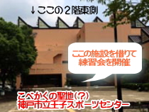 神戸格闘技サークルは王子スポーツセンター体育館の施設を利用しています。